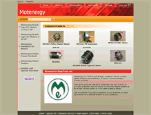 Tablet Screenshot of motenergy.com